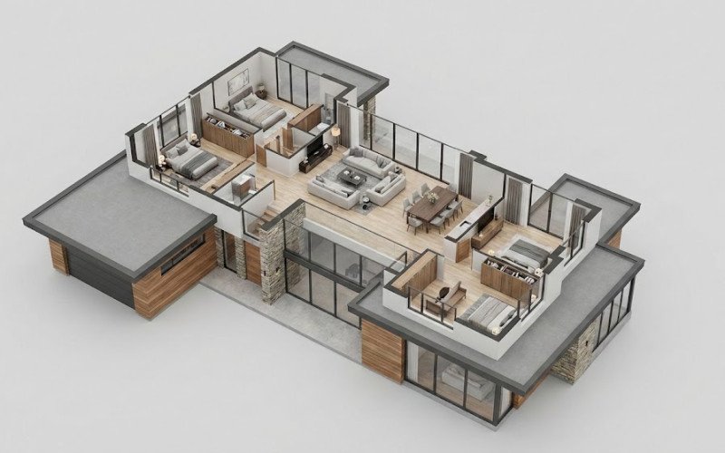 3D Floor Plan & Elevation Design Services | Naksha Store